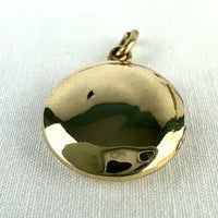 Antique 14k Gold Locket Charm or Pendant