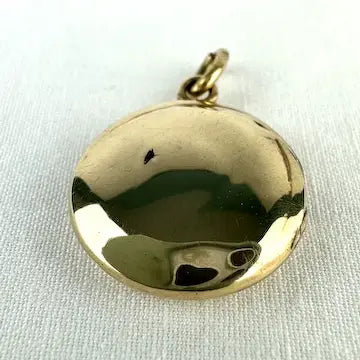 Antique 14k Gold Locket Charm or Pendant