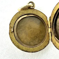 Antique 14k Gold Locket Charm or Pendant
