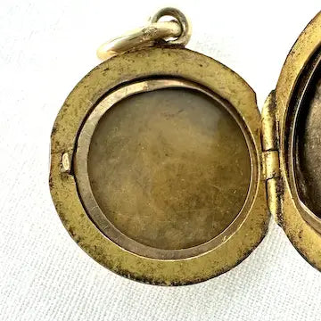 Antique 14k Gold Locket Charm or Pendant