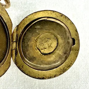 Antique 14k Gold Locket Charm or Pendant
