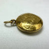 Antique 14k Gold Monogrammed Locket Charm Pendant