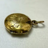 Antique 14k Gold Monogrammed Locket Charm Pendant