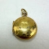 Antique 14k Gold Monogrammed Locket Charm Pendant