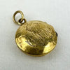 Antique 14k Gold Monogrammed Locket Charm Pendant