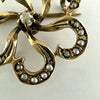 Antique 14k Gold Pearl Watch or Locket Pin