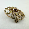 Antique 14k Gold Ruby Pin