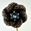 Antique 14k Gold Sapphire Love Knot Stick Pin