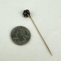 Antique 14k Gold Sapphire Love Knot Stick Pin