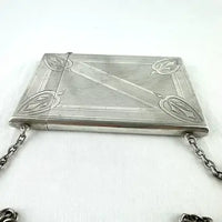 Antique Albert Coles Silver Calling Card Case
