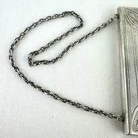 Antique Albert Coles Silver Calling Card Case