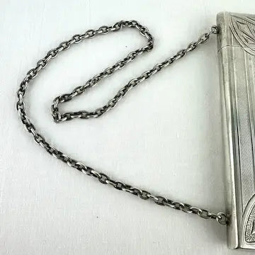 Antique Albert Coles Silver Calling Card Case