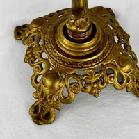 Antique Art Nouveau Figural Swivel Shaving Mirror