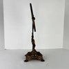 Antique Art Nouveau Figural Swivel Shaving Mirror