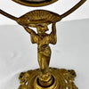 Antique Art Nouveau Figural Swivel Shaving Mirror