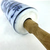 Antique Blue Onion Pattern Porcelain Rolling Pin