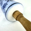 Antique Blue Onion Pattern Porcelain Rolling Pin