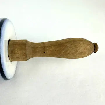 Antique Blue Onion Pattern Porcelain Rolling Pin