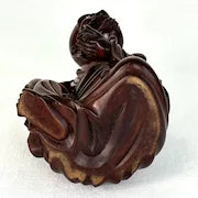 Antique Boxwood Carving of Chinese Immortal Deity