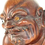Antique Boxwood Carving of Chinese Immortal Deity