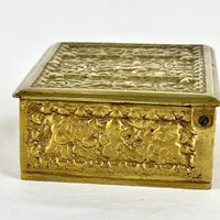 Antique Cast Bronze Jewelry Box made in Spain