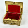 Antique Cast Bronze Jewelry Box made in Spain