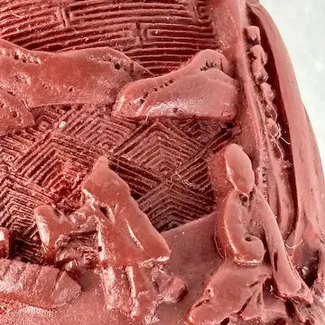 Antique Chinese Cinnabar Snuff Bottle