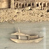Antique Chinese Cork Diorama of River Scene
