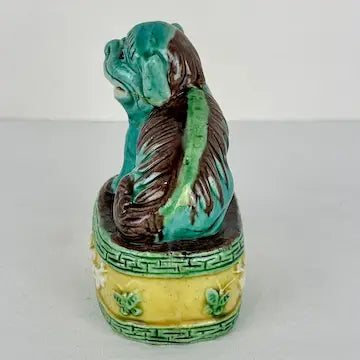 Antique Chinese Porcelain Foo Dog Figurine