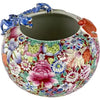 Antique Chinese Porcelain Mille Fleur Brush Pot
