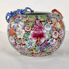 Antique Chinese Porcelain Mille Fleur Brush Pot