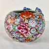 Antique Chinese Porcelain Mille Fleur Brush Pot
