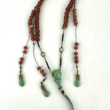 Antique Chinese Royal Court Mala Prayer Beads