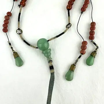Antique Chinese Royal Court Mala Prayer Beads
