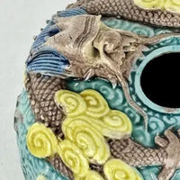 Antique Chinese Scholars Object Porcelain Brush Pot