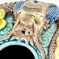 Antique Chinese Scholars Object Porcelain Brush Pot