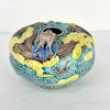 Antique Chinese Scholars Object Porcelain Brush Pot