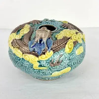 Antique Chinese Scholars Object Porcelain Brush Pot
