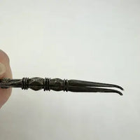 Antique Chinese Silver Opium Chatelaine with Monkey Butterflies and Elephants