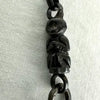 Antique Chinese Silver Opium Chatelaine with Monkey Butterflies and Elephants