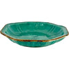 Antique Chinese Turquoise Glazed Pottery Plate