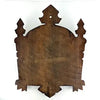 Antique Eastlake Carved Walnut Wall Pocket Letter Holder