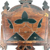 Antique Eastlake Carved Walnut Wall Pocket Letter Holder