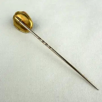 Antique Egyptian Revival Beetle Stick Pin