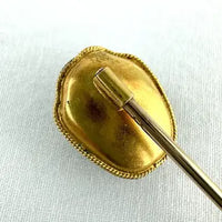 Antique Egyptian Revival Beetle Stick Pin