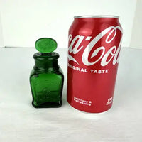 Antique Emerald Green Cosmetics Bottle