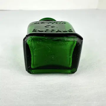 Antique Emerald Green Cosmetics Bottle