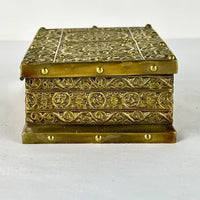 Antique Erhard & Sohne Brass Humidor Box