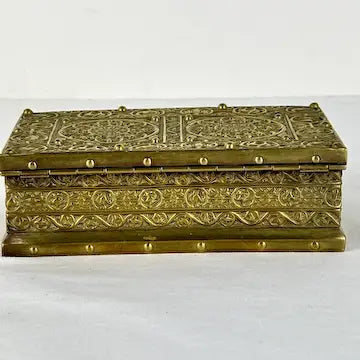 Antique Erhard & Sohne Brass Humidor Box