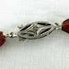 Antique Faceted Baltic Amber Necklace with 14k Gold Clasp